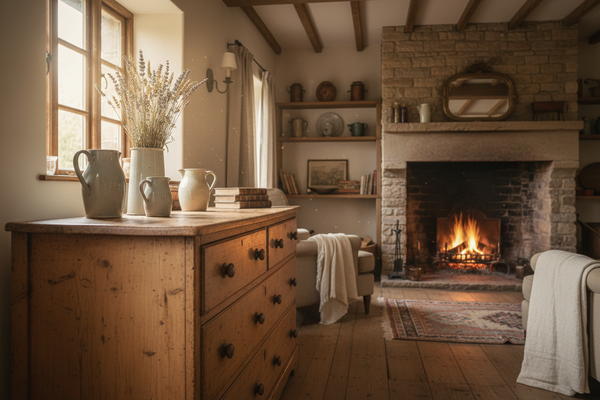 How to Style an Antique Pine Dresser in a Modern Home