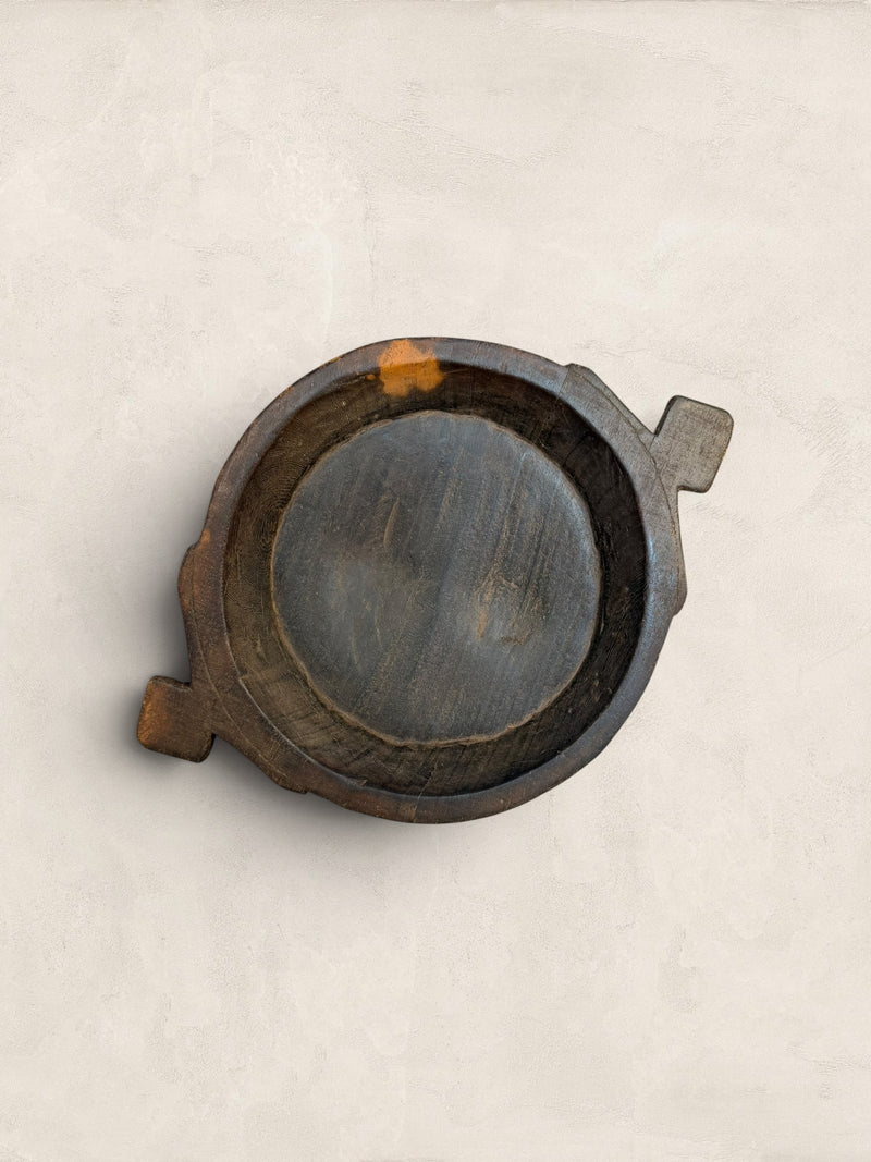 Hand-Carved Primitive Parat Bowl