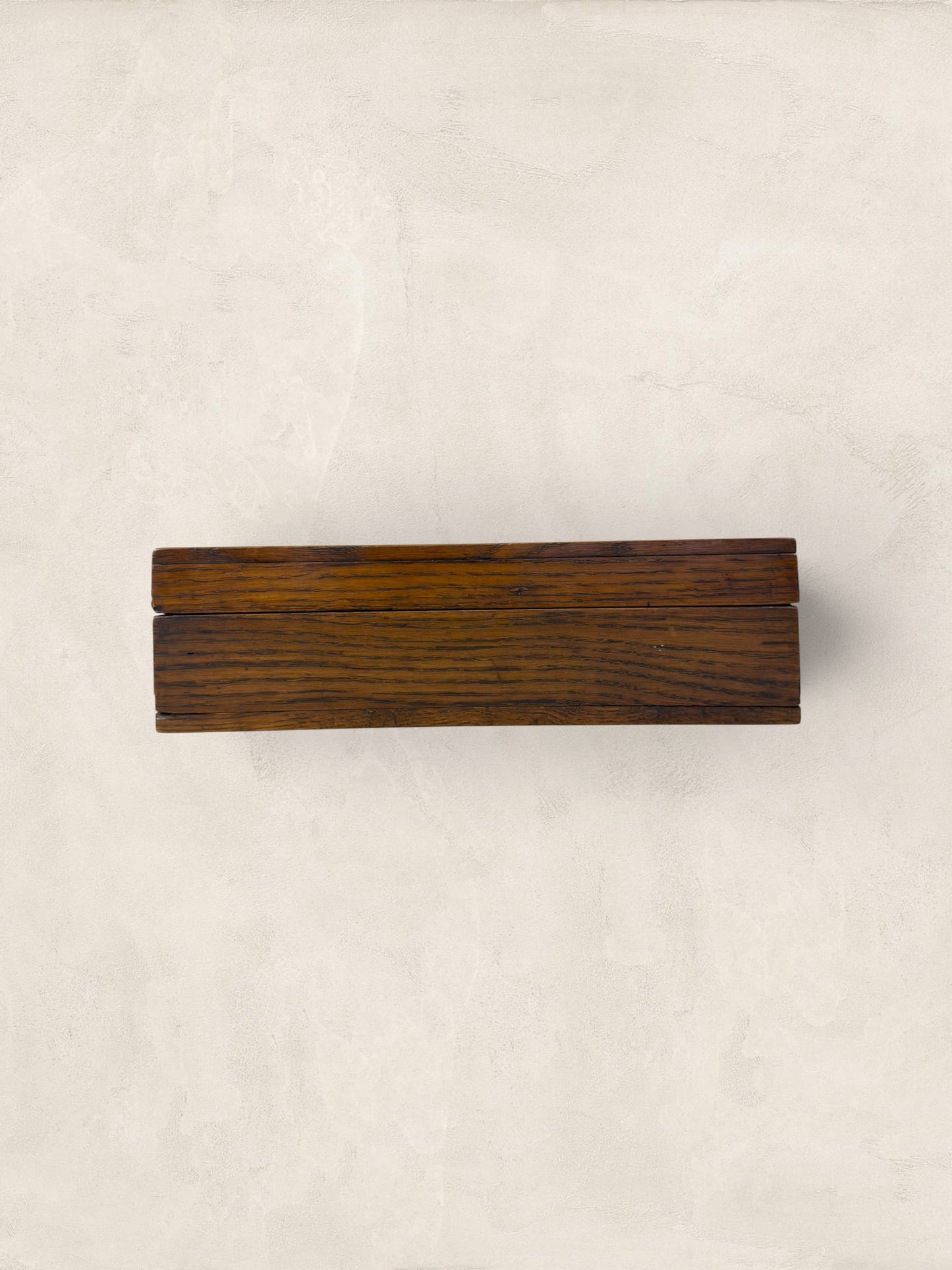 Victorian Hinged Oak Box