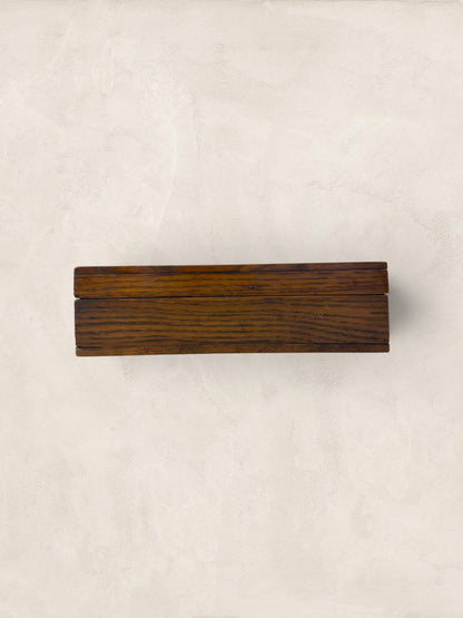 Victorian Hinged Oak Box