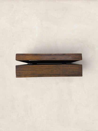 Victorian Hinged Oak Box