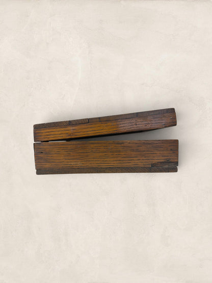 Victorian Hinged Oak Box