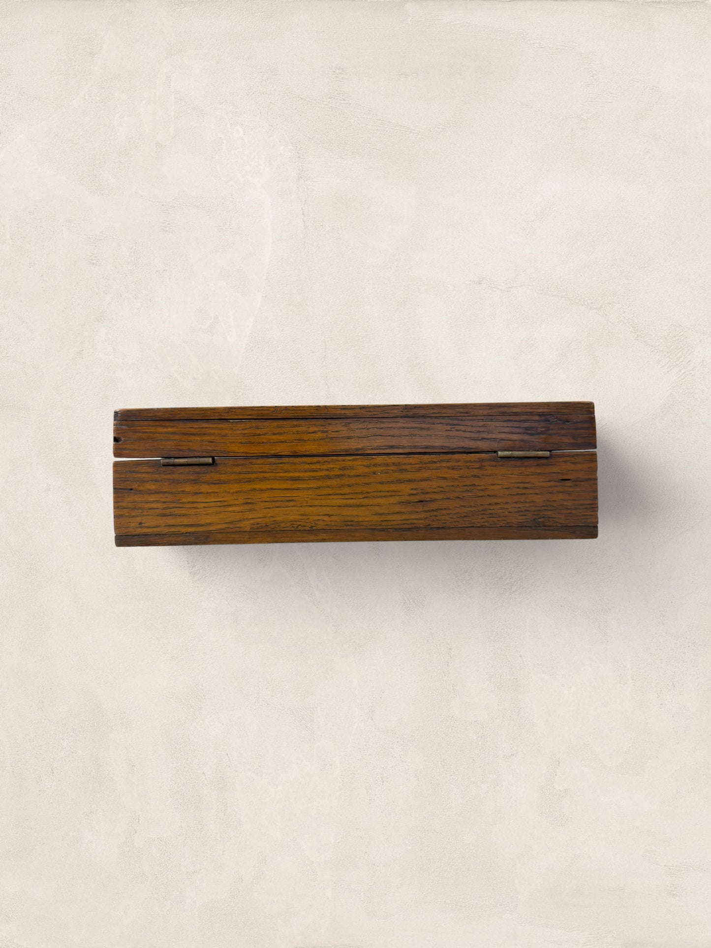 Victorian Hinged Oak Box