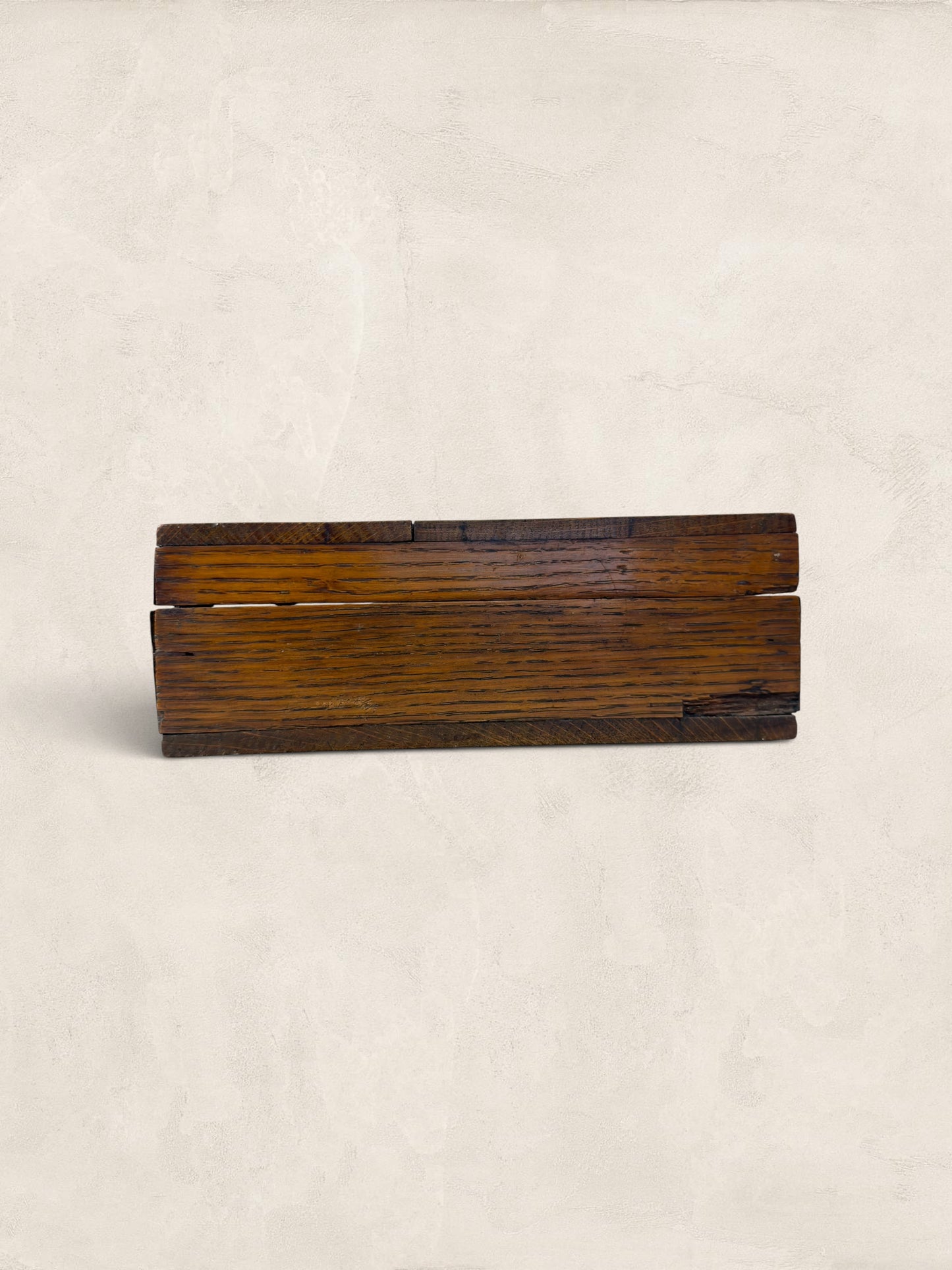 Victorian Hinged Oak Box