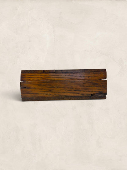 Victorian Hinged Oak Box