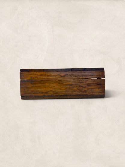 Victorian Hinged Oak Box