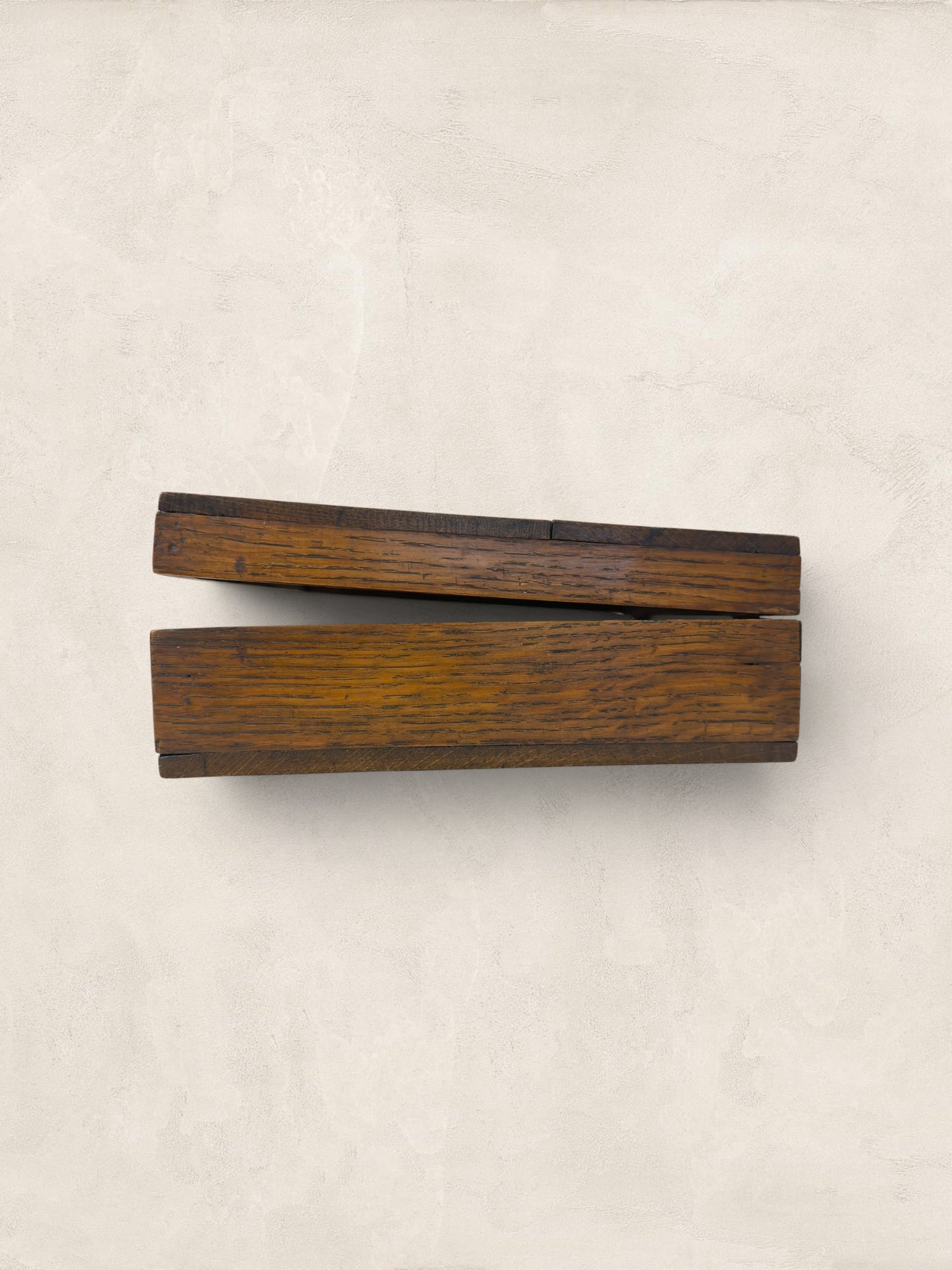 Victorian Hinged Oak Box