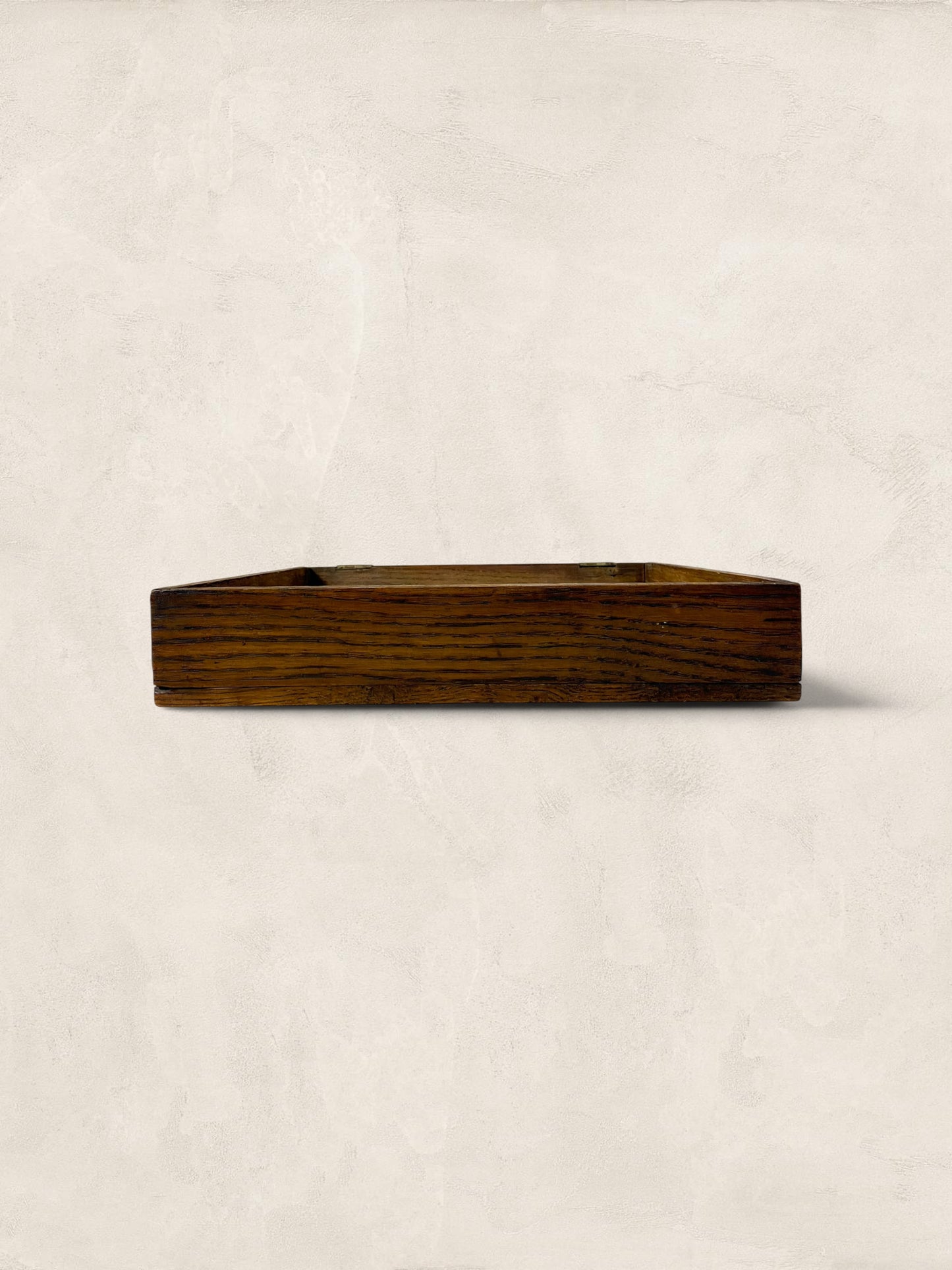 Victorian Hinged Oak Box