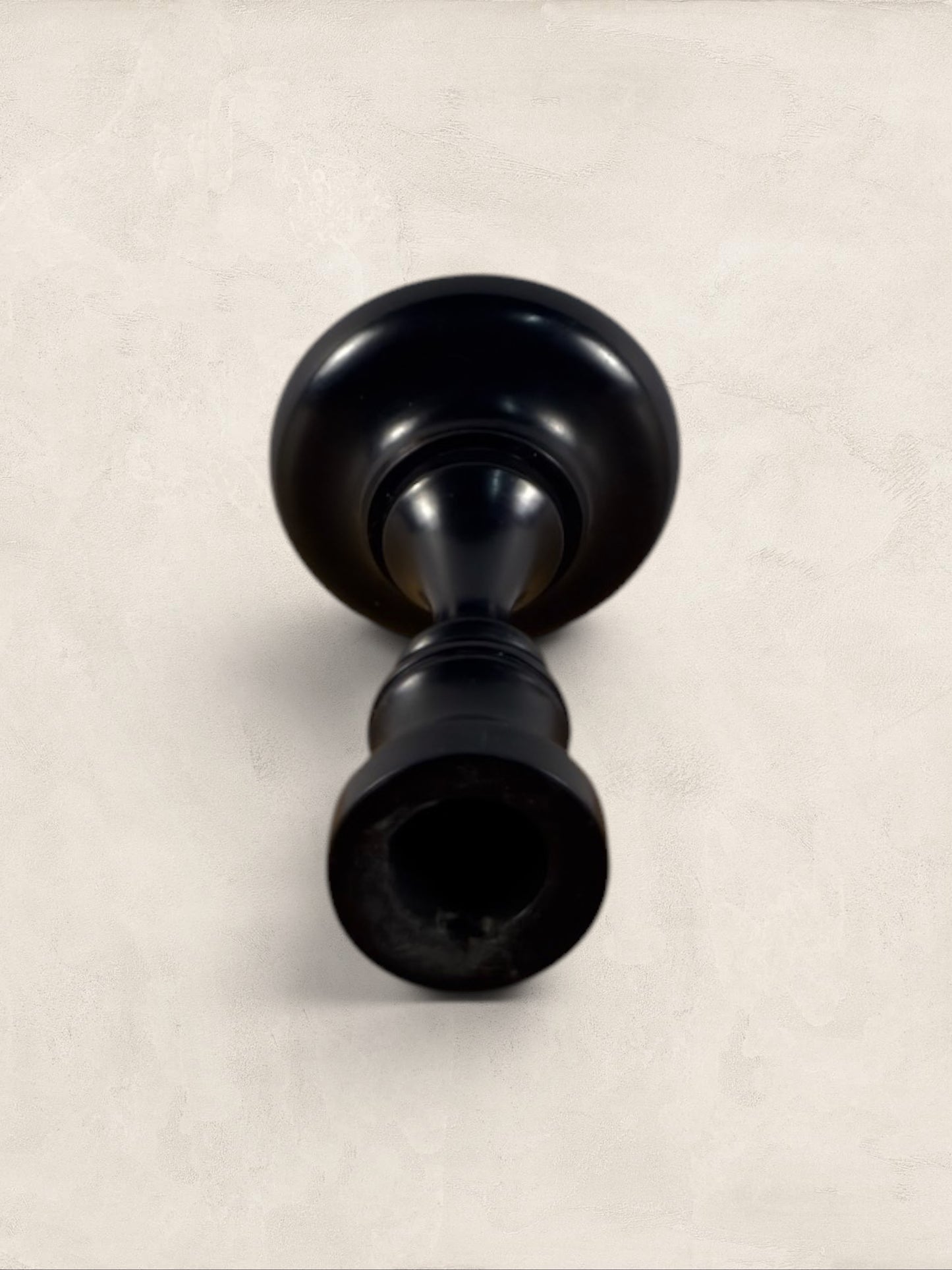 English Small Ebony Candlestick