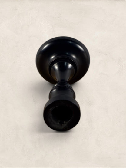 English Small Ebony Candlestick