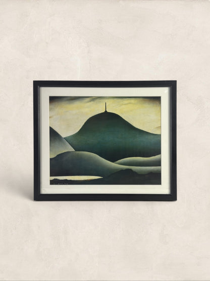 English L.S. Lowry Framed Print "A Landmark"