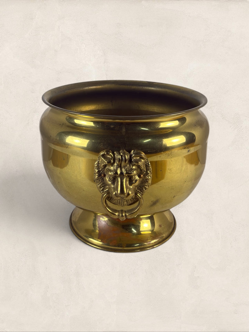 English Brass Jardinere Planter