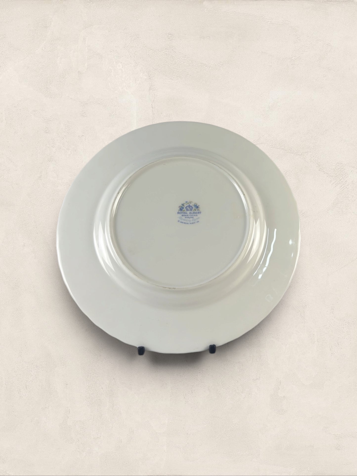 English Royal Albert 'Memory Lane' 8 inch Plates, Set of Two