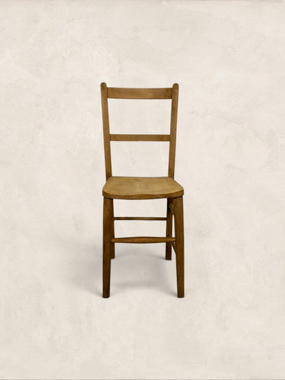 English Pine Ladder-Back Dining Childs Chair