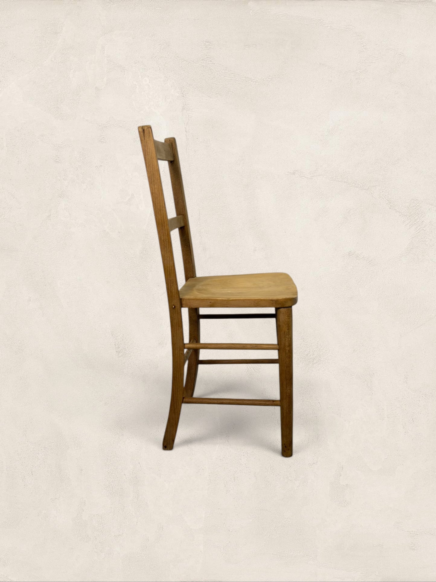 English Pine Ladder-Back Dining Childs Chair