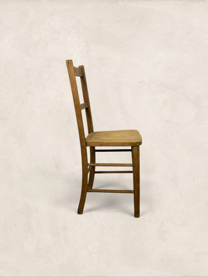 English Pine Ladder-Back Dining Childs Chair