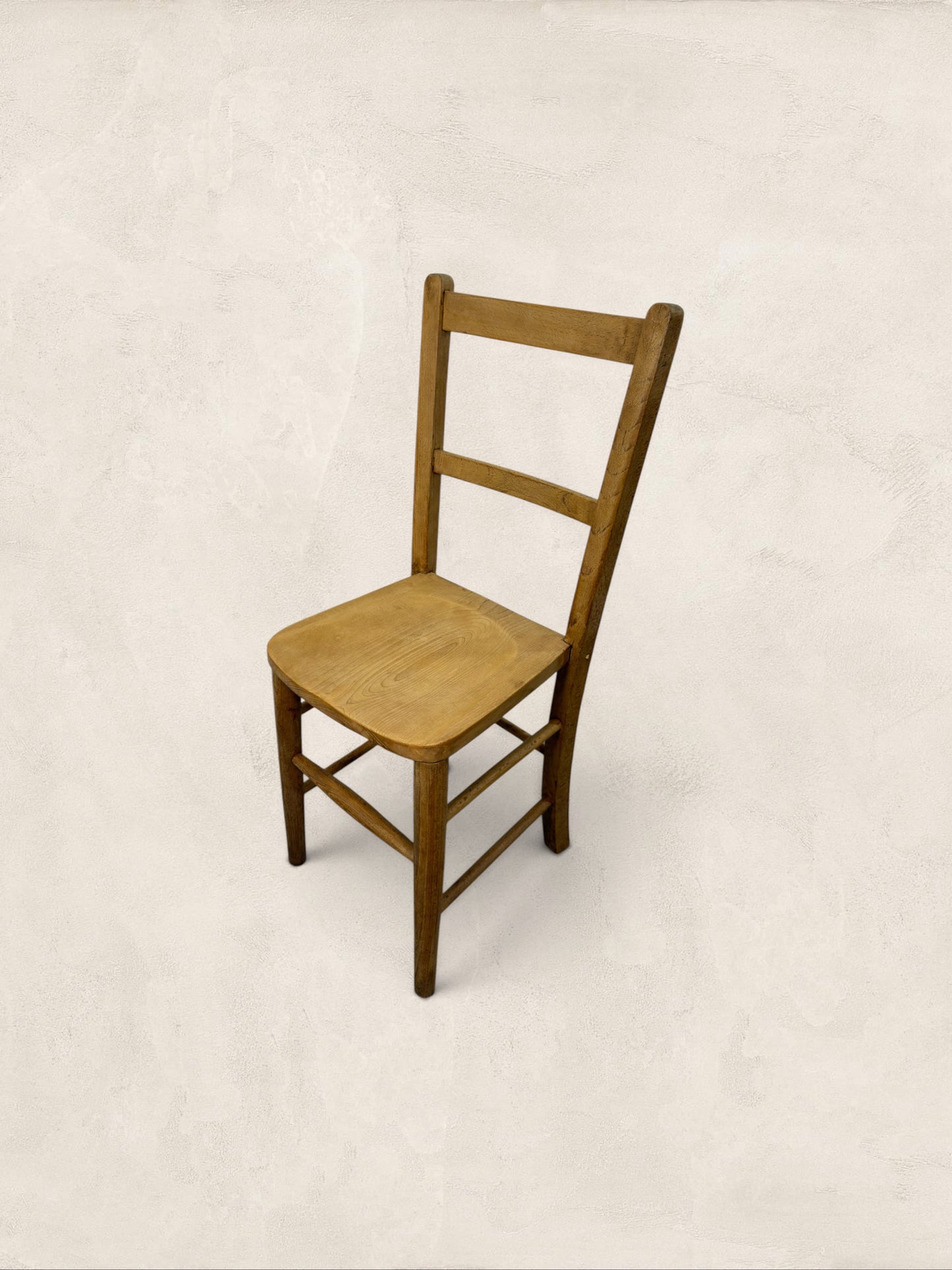 English Pine Ladder-Back Dining Childs Chair