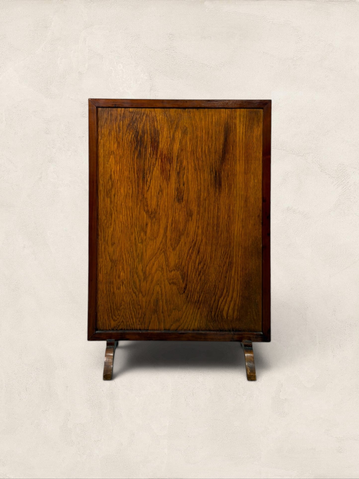 English Oak Carved Firescreen