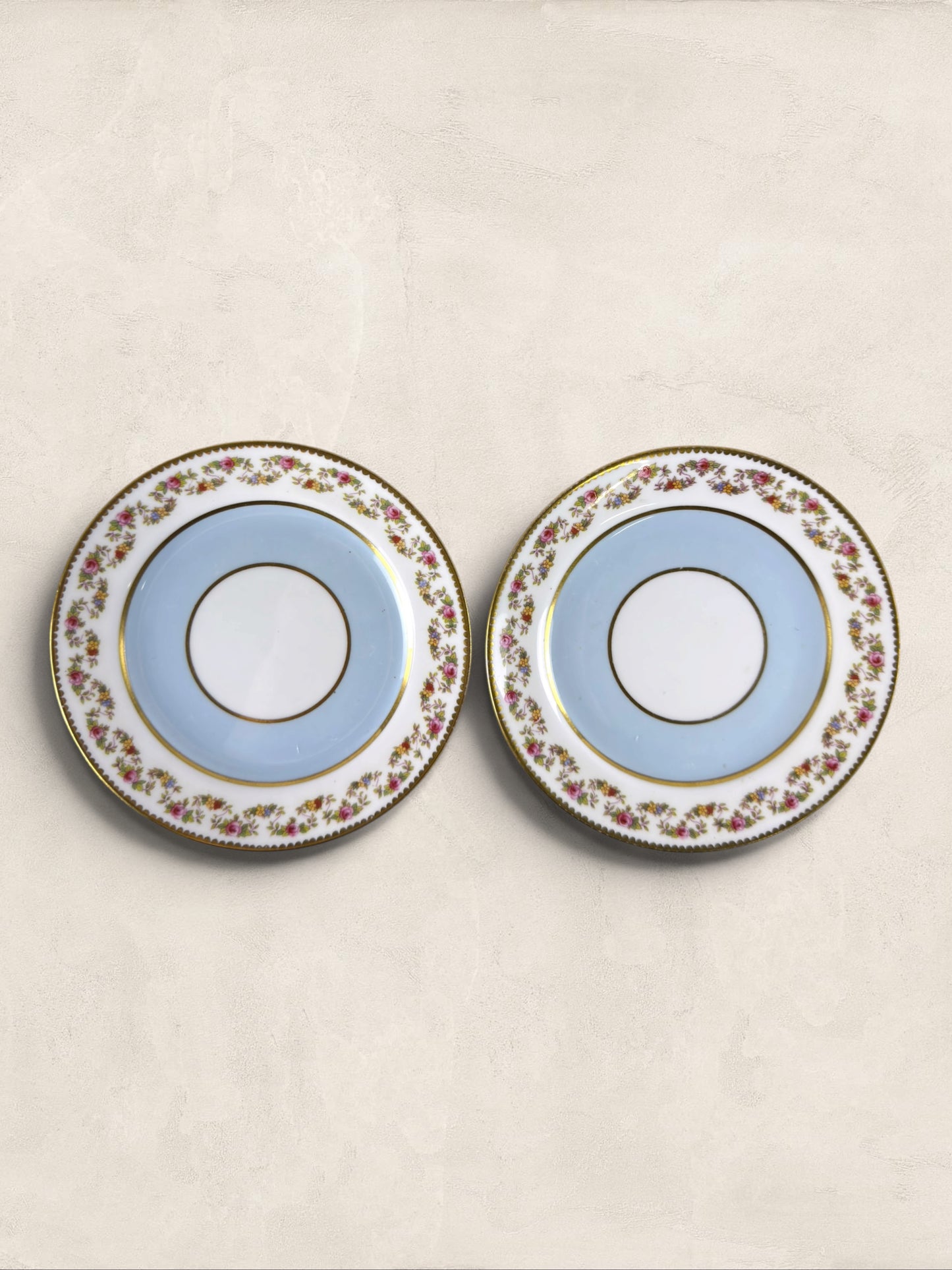 English Pair of Paragon Fine Bone China Saucers