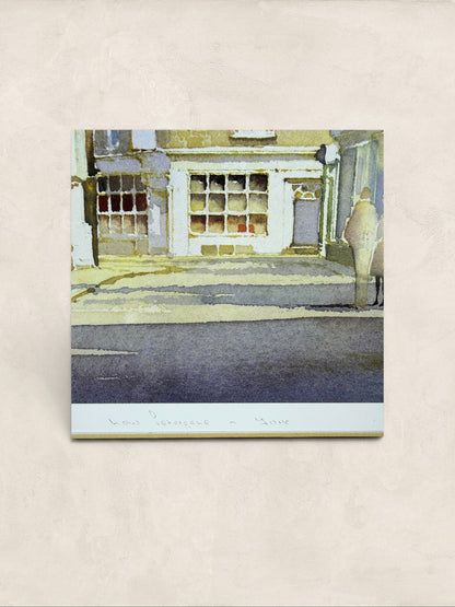 Low Petergate, York. Limited Edition Print Signed by 'KW Burton'