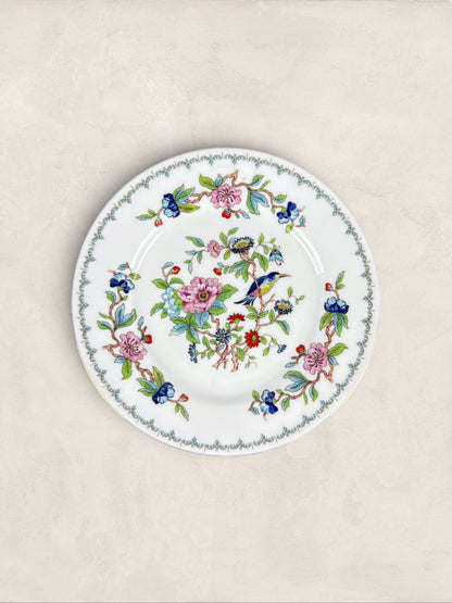 Aynsley Pembroke Fine English Bone China Demitasse Cup, Saucer & Side Plate Trio
