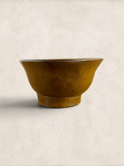 English Stoneware Jelly Mould Bowl