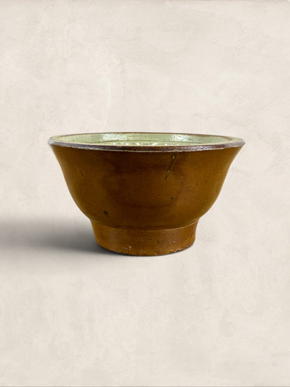 English Stoneware Jelly Mould Bowl
