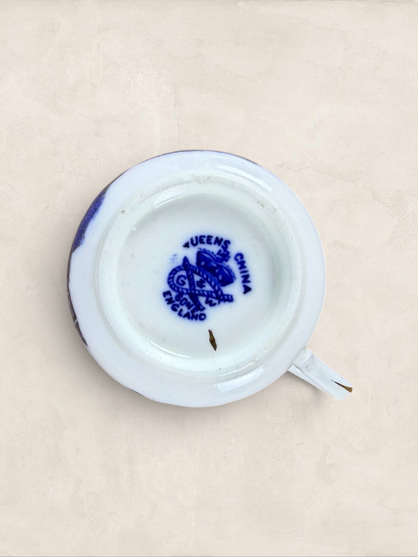 English Queens China Blue Willow Bone China Cup & Saucer