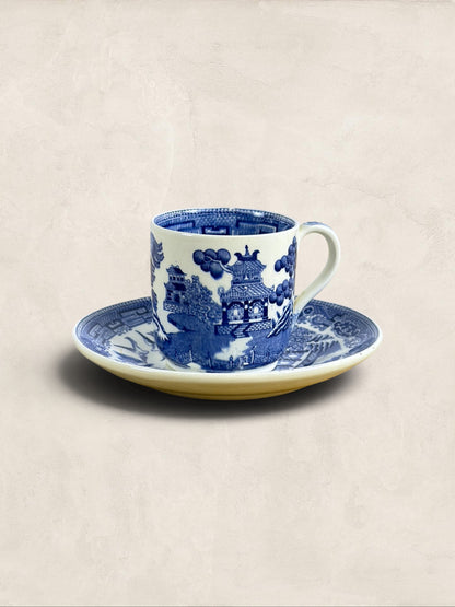 English Wedgwood ‘Willow’ Coffee Cup and Saucer