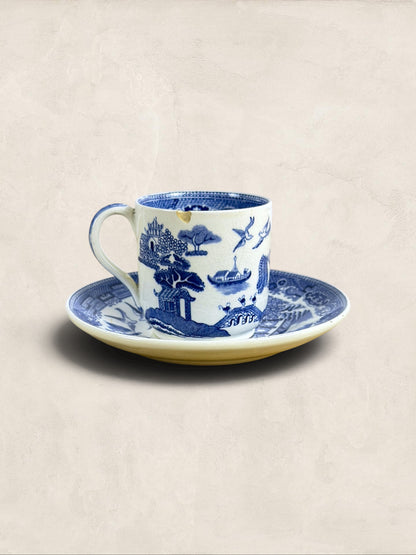 English Wedgwood ‘Willow’ Coffee Cup and Saucer
