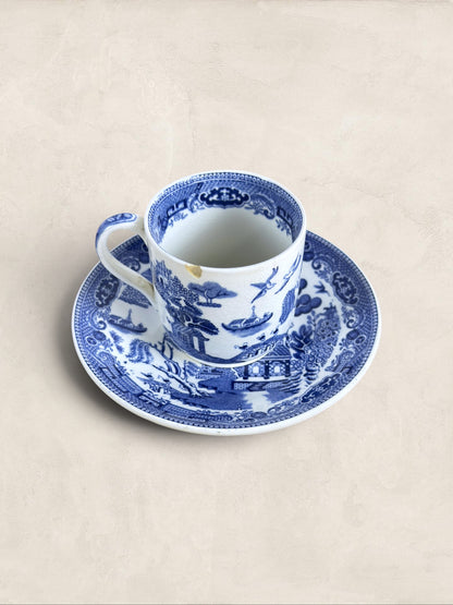 English Wedgwood ‘Willow’ Coffee Cup and Saucer