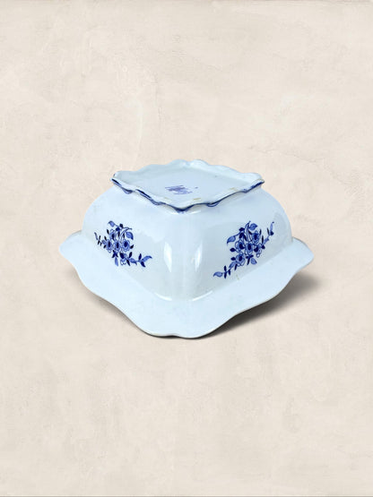 English Blue and White Transferware Serving Dish