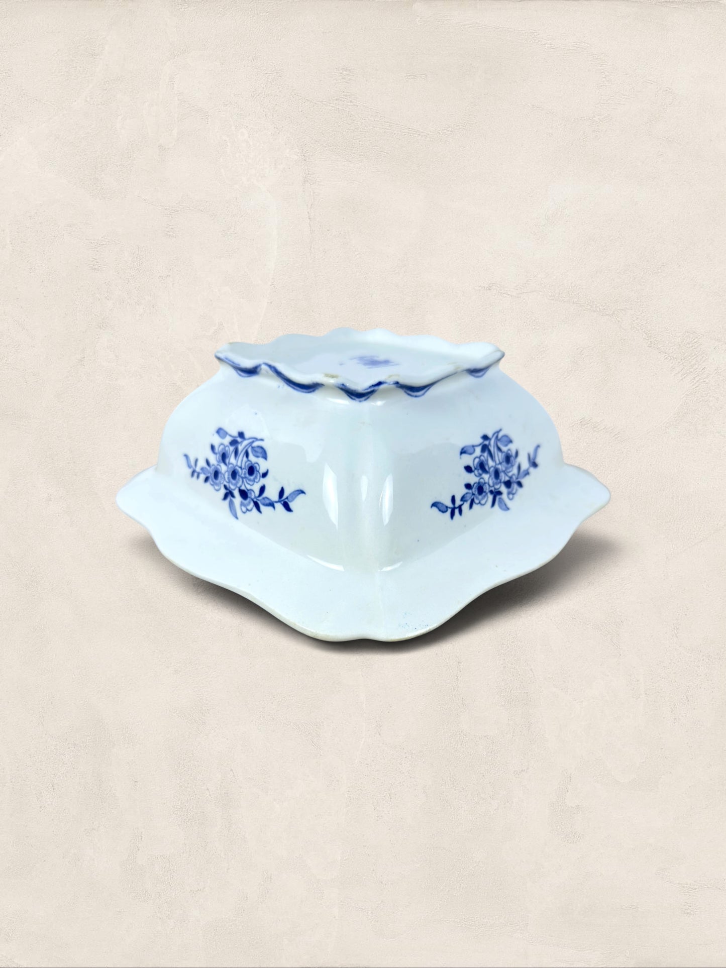 English Blue and White Transferware Serving Dish