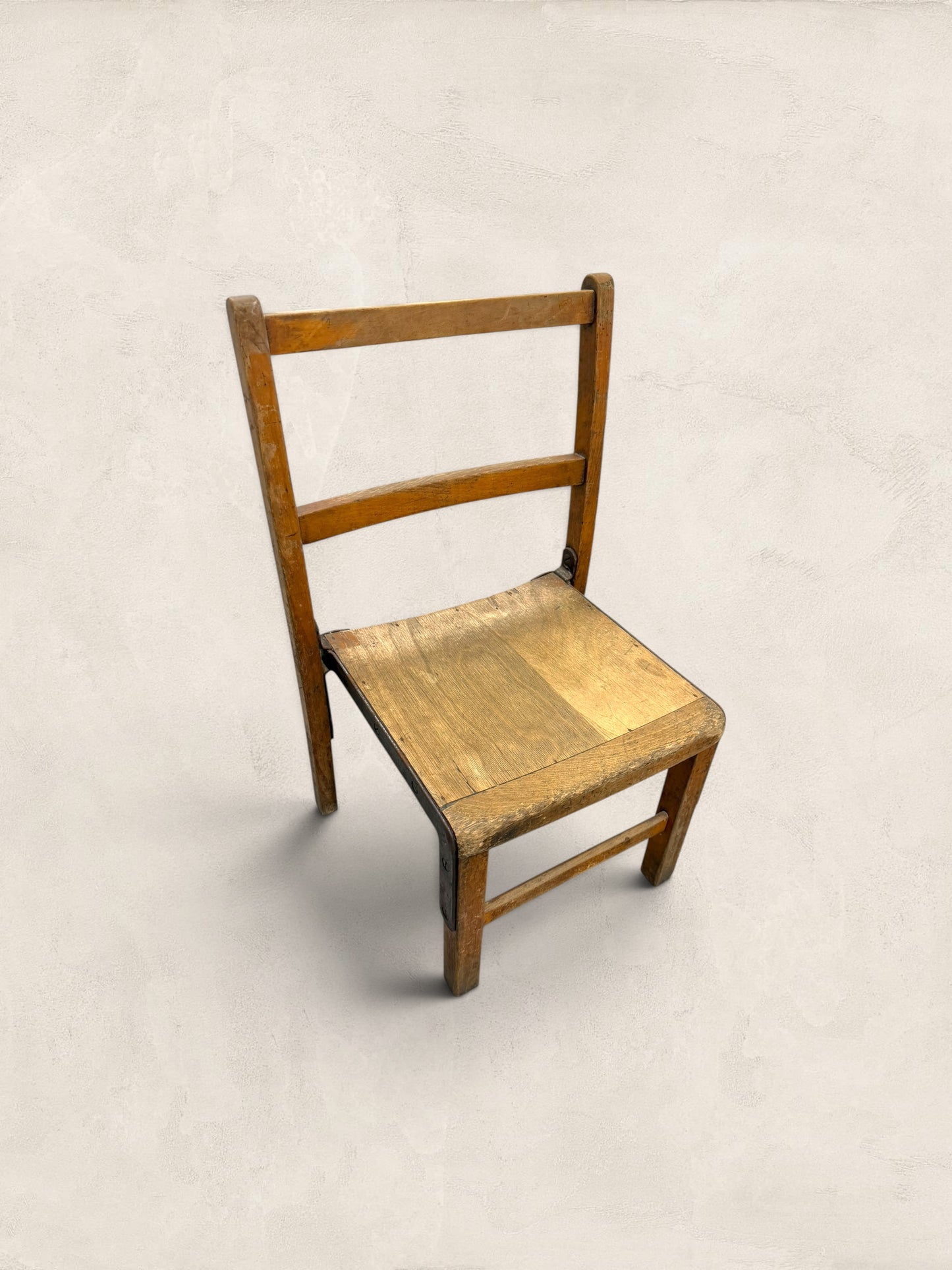 English Pine Children's Chairs, Set of Four