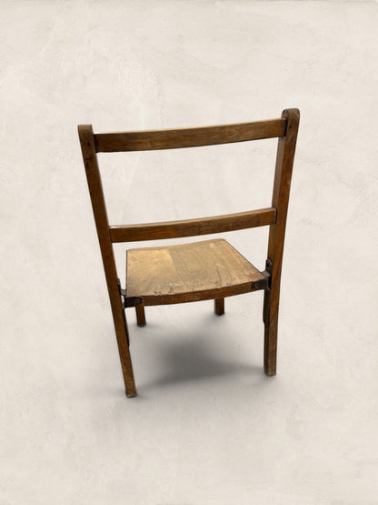 English Pine Children's Chairs, Set of Four