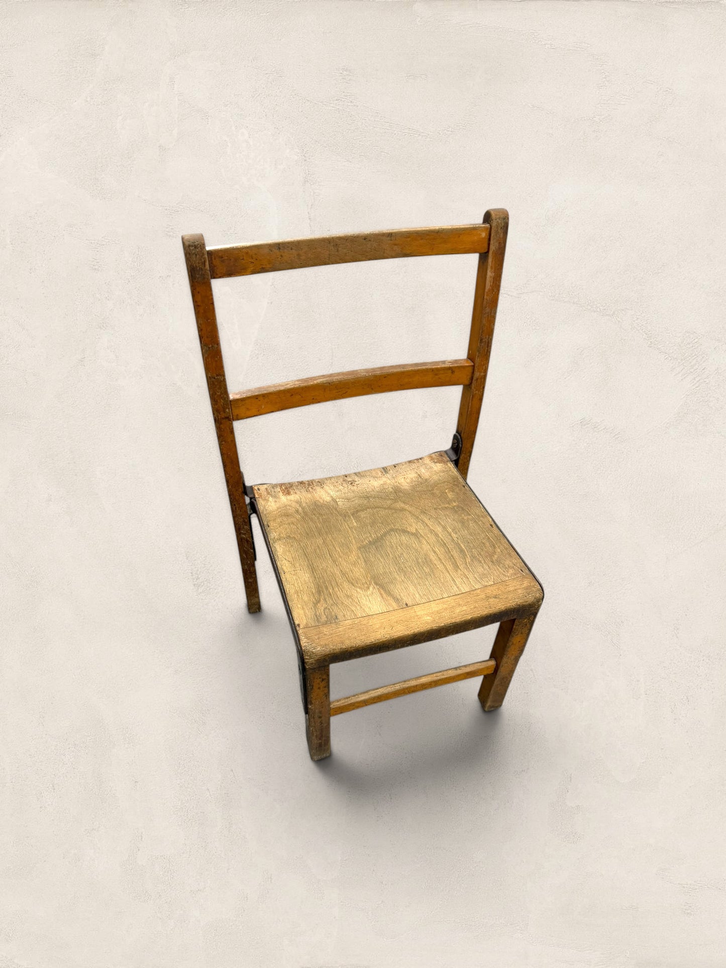 English Pine Children's Chairs, Set of Four