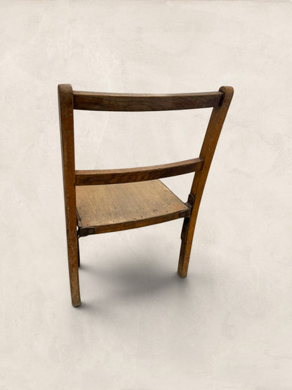 English Pine Children's Chairs, Set of Four