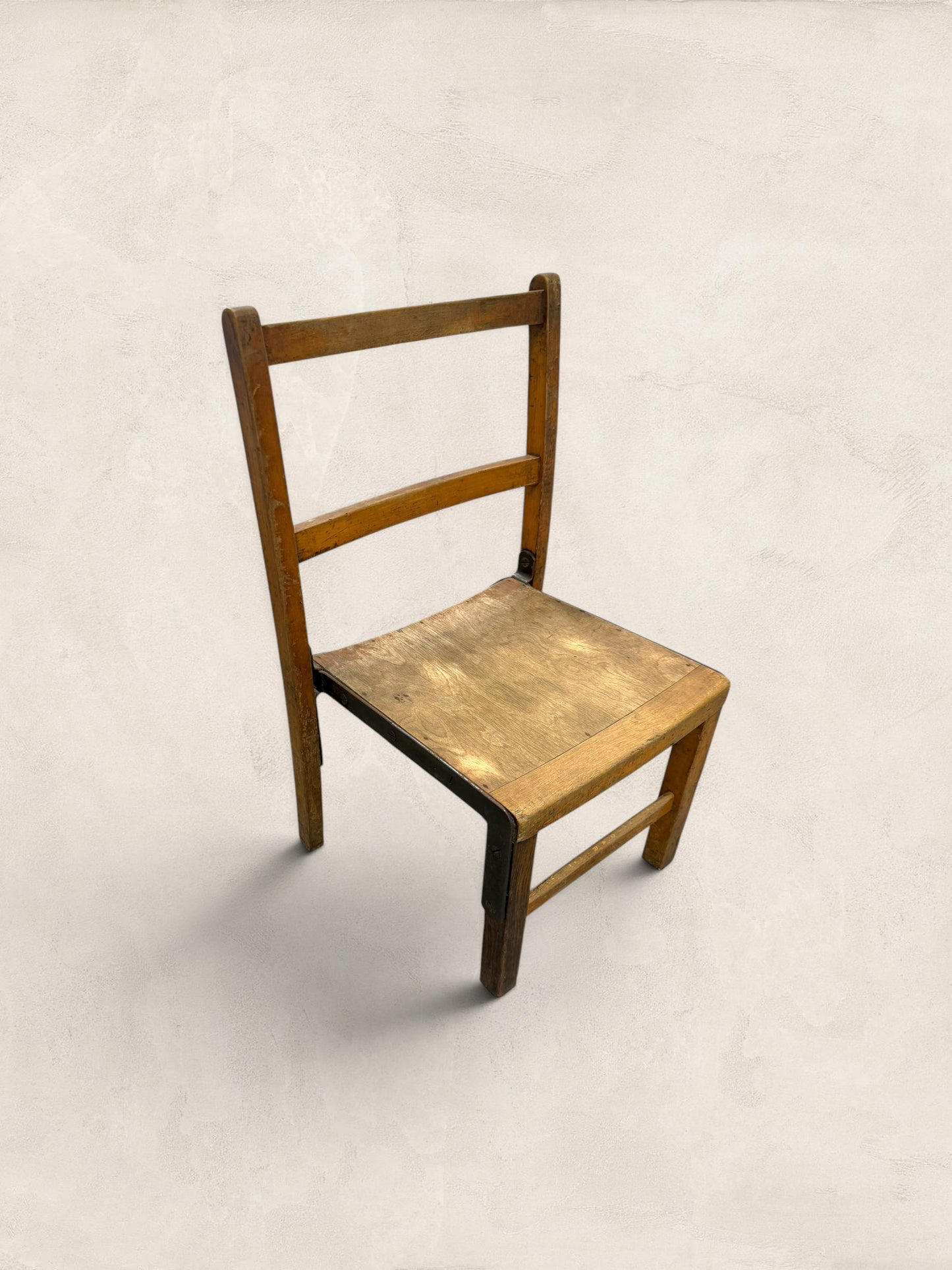 English Pine Children's Chairs, Set of Four