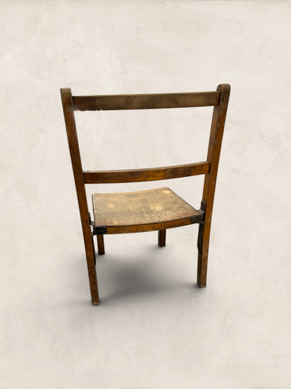 English Pine Children's Chairs, Set of Four