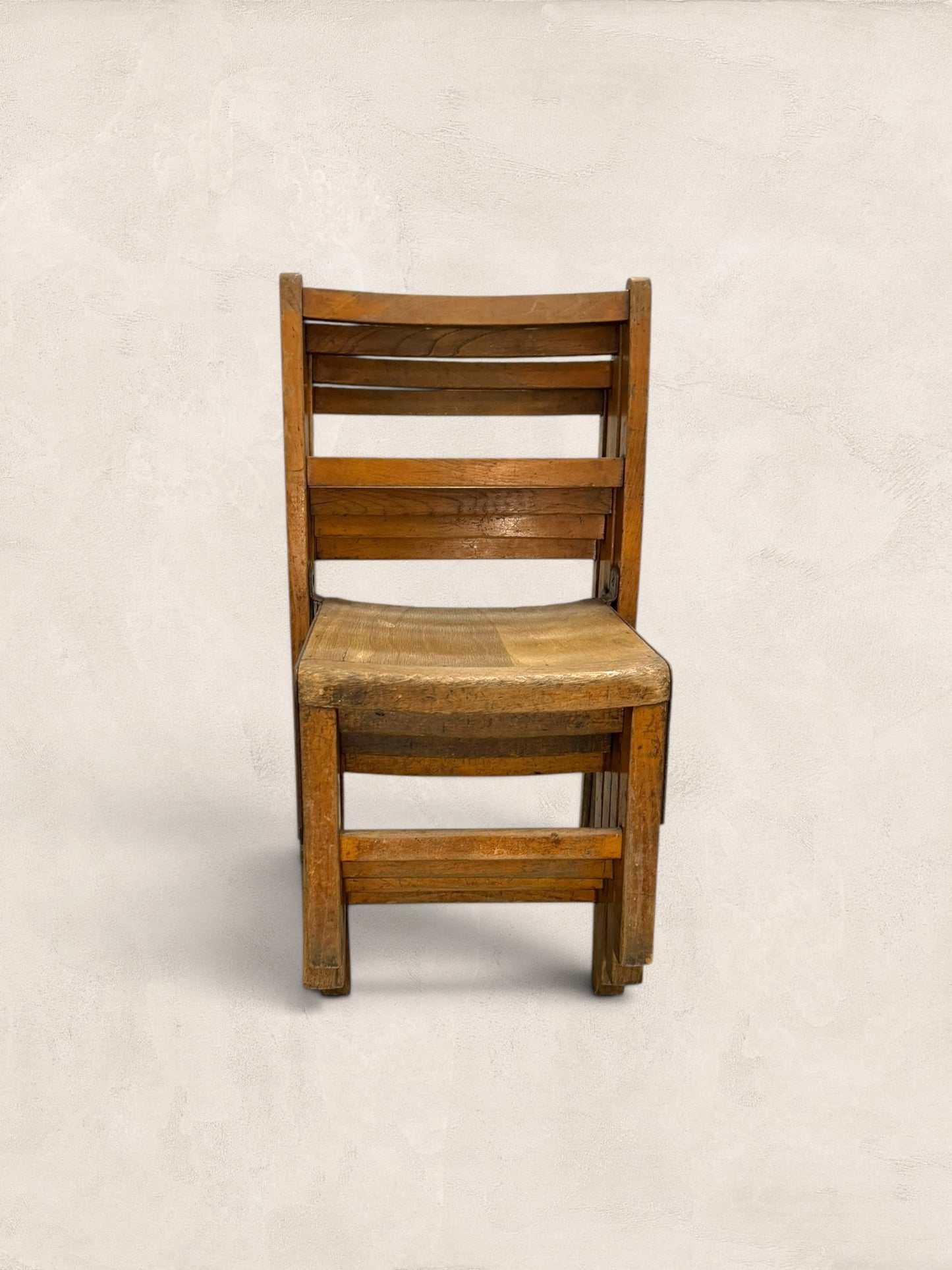 English Pine Children's Chairs, Set of Four