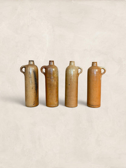 Set of Four Stoneware Bottles