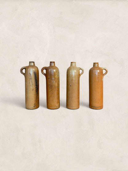 Set of Four Stoneware Bottles
