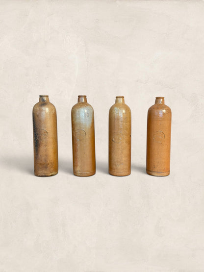 Set of Four Stoneware Bottles