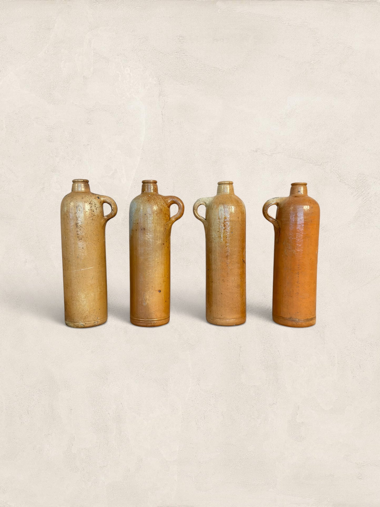 Set of Four Stoneware Bottles