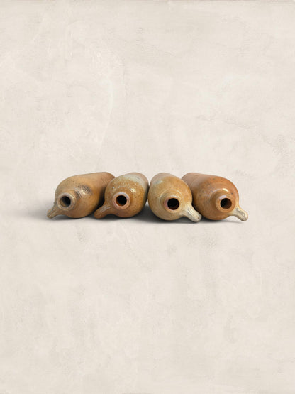 Set of Four Stoneware Bottles