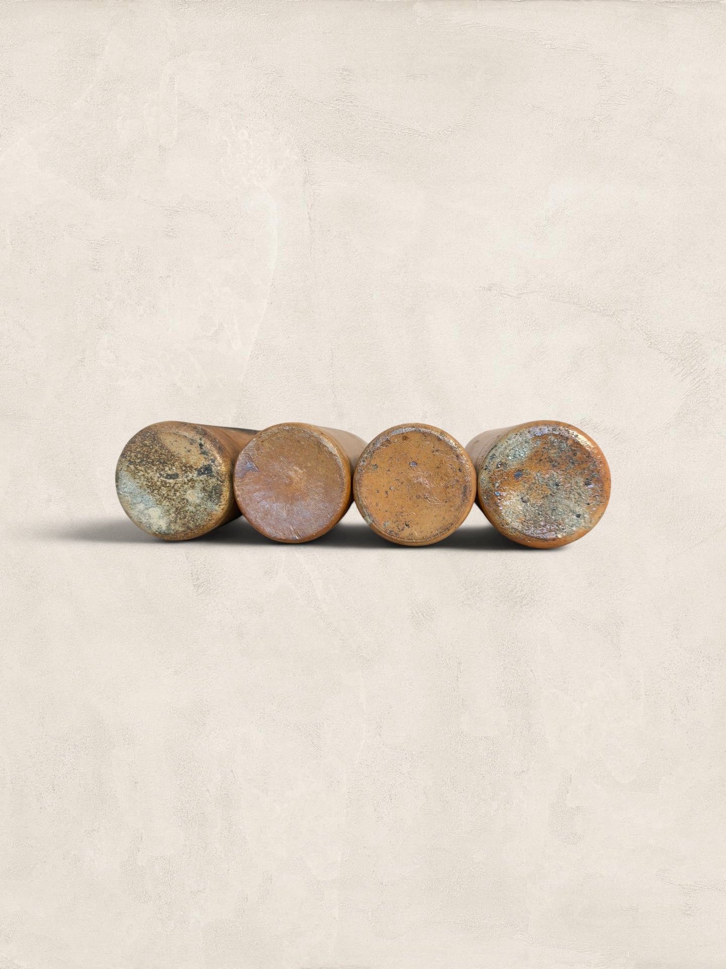 Set of Four Stoneware Bottles