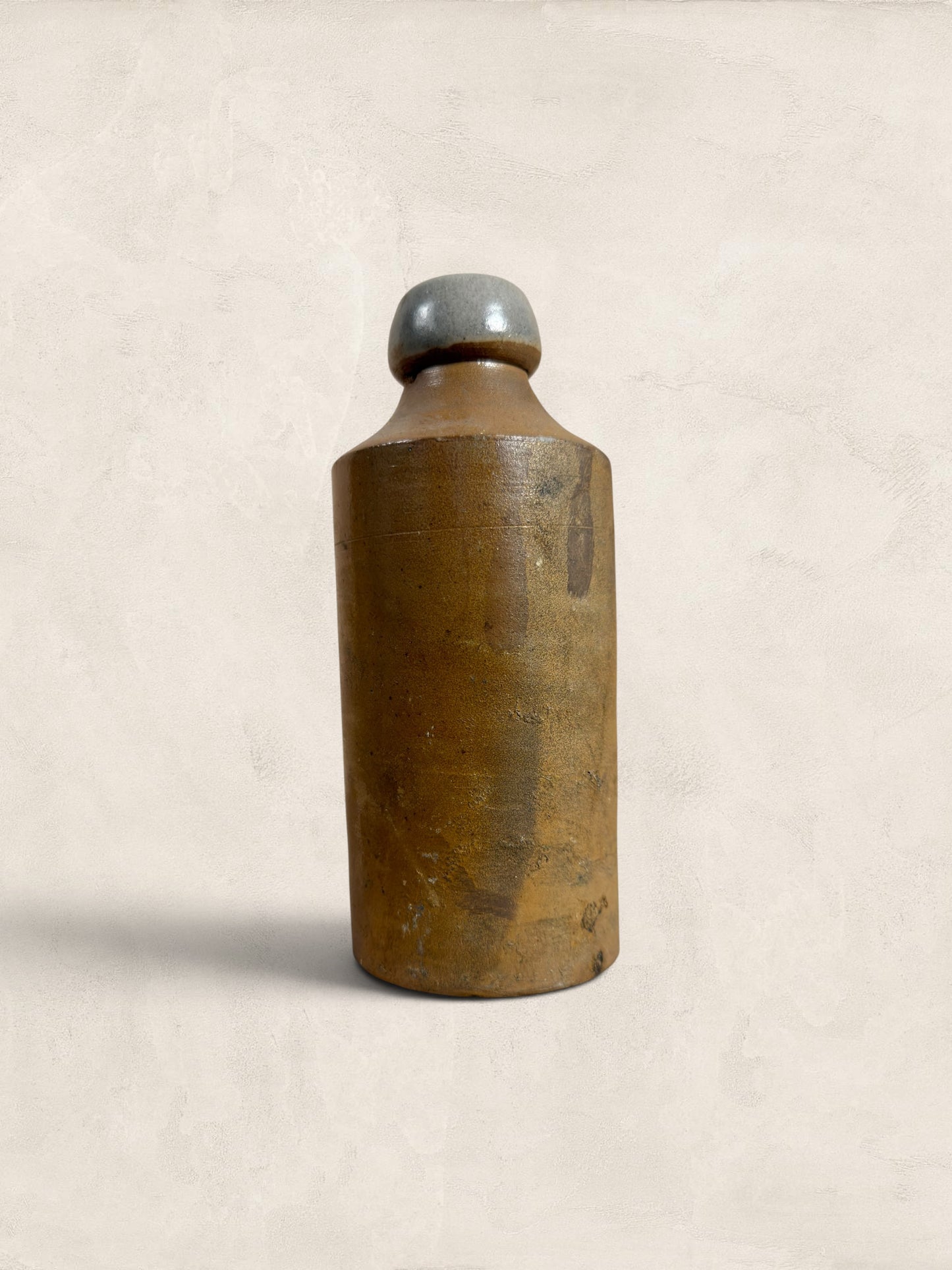 Victorian Salt-Glazed Stoneware Soda Bottle