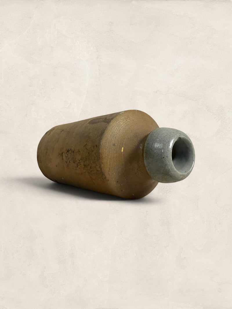 Victorian Salt-Glazed Stoneware Soda Bottle
