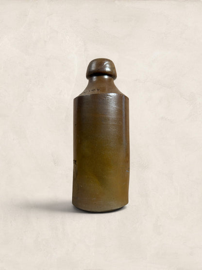 Victorian Salt-Glazed Stoneware Soda Bottle
