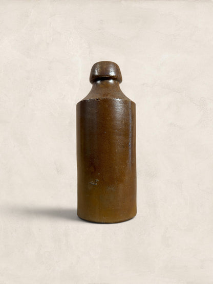 Victorian Salt-Glazed Stoneware Soda Bottle